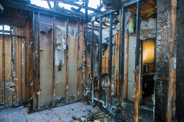 Professional Fire Damage Restoration technician working in Coopersburg, PA